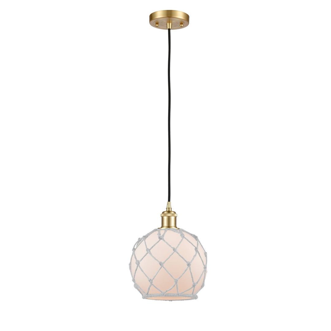 Innovations Ballston 516-1P-SG-G121-8RW-LED Pendant Light - Satin Gold