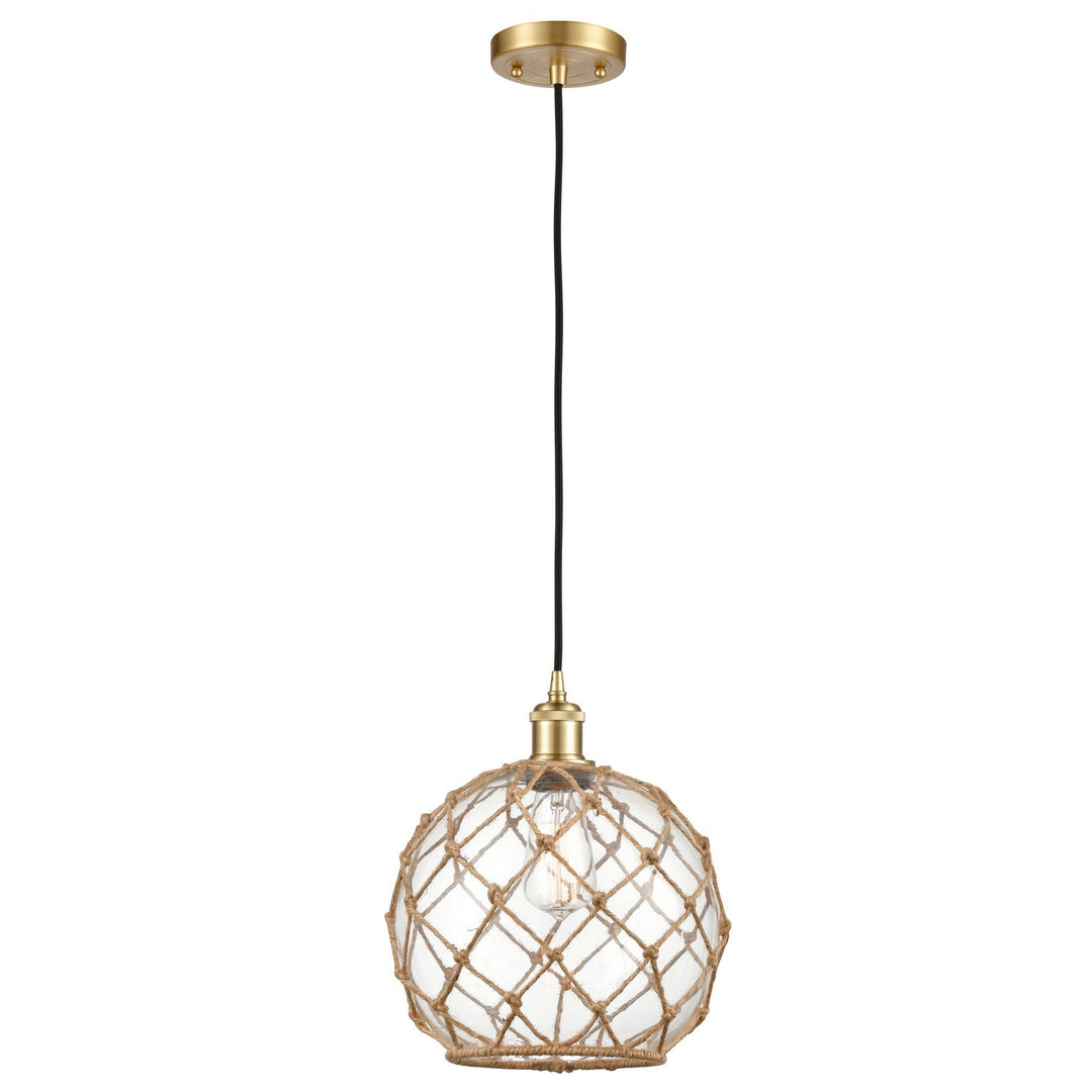 Innovations Ballston 516-1P-SG-G122-10RB-LED Pendant Light - Satin Gold