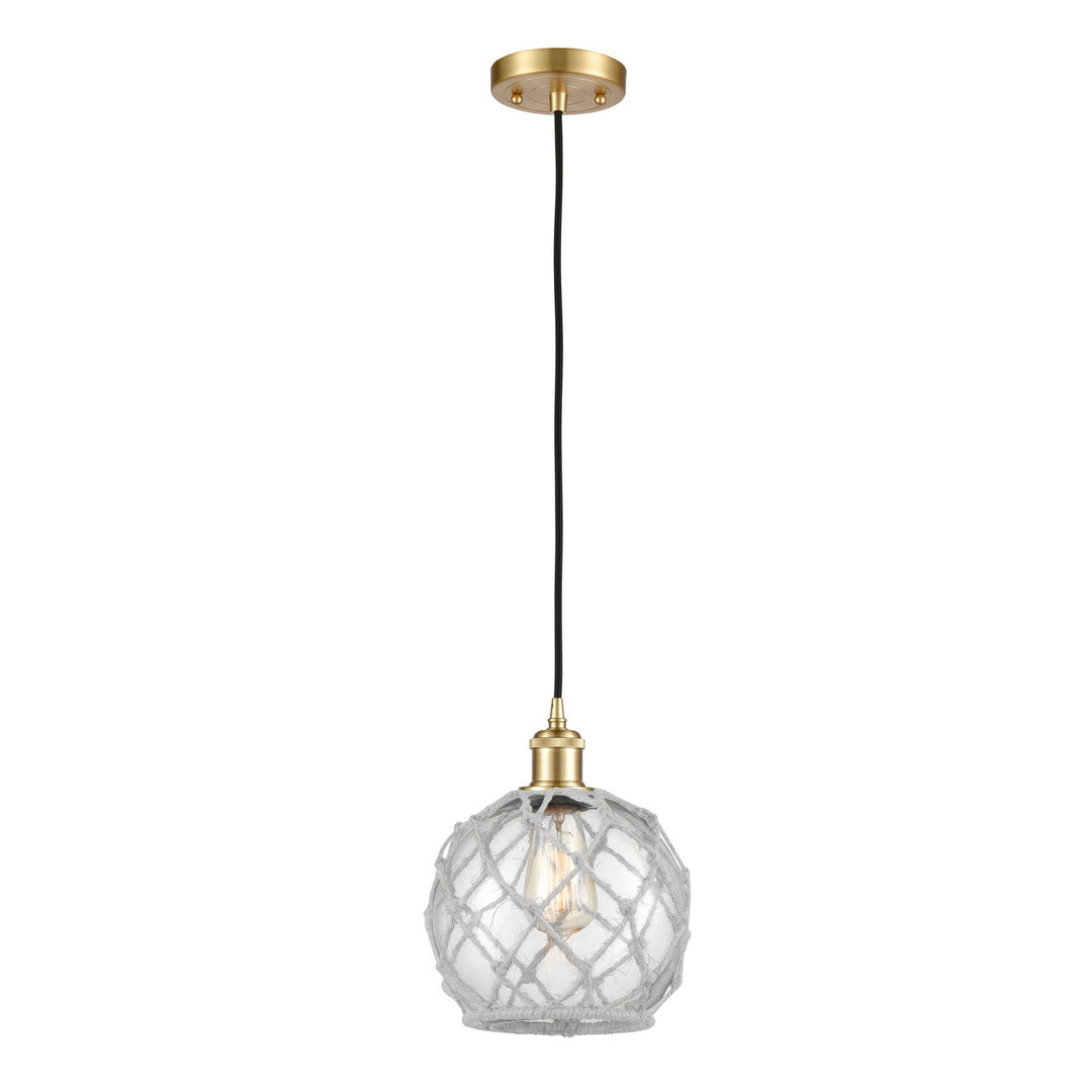 Innovations Ballston 516-1P-SG-G122-8RW-LED Pendant Light - Satin Gold