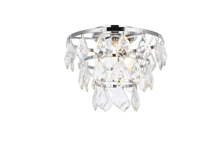 Elegant Ella 1101F10C Ceiling Light - Chrome