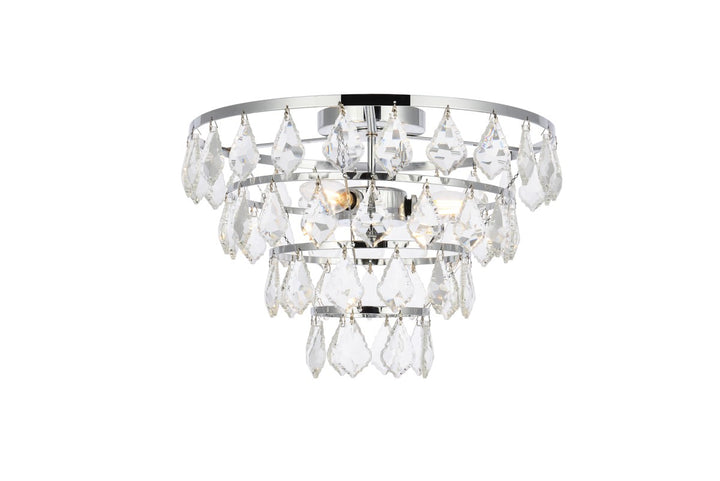 Elegant Ella 1101F14C Ceiling Light - Chrome