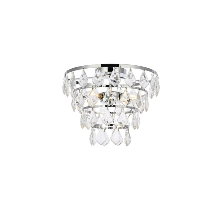 Elegant Ella 1101F16C Ceiling Light - Chrome