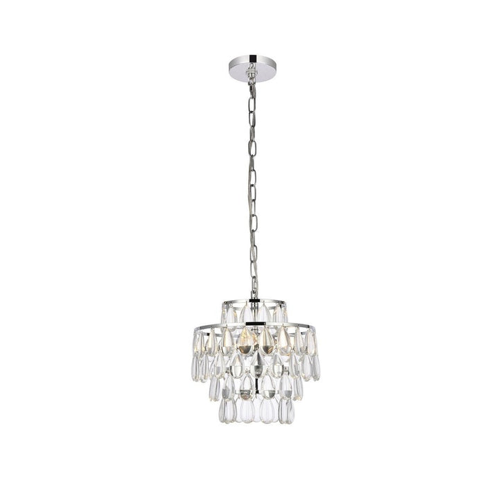 Elegant Mila 1102D12C Chandelier Light - Chrome