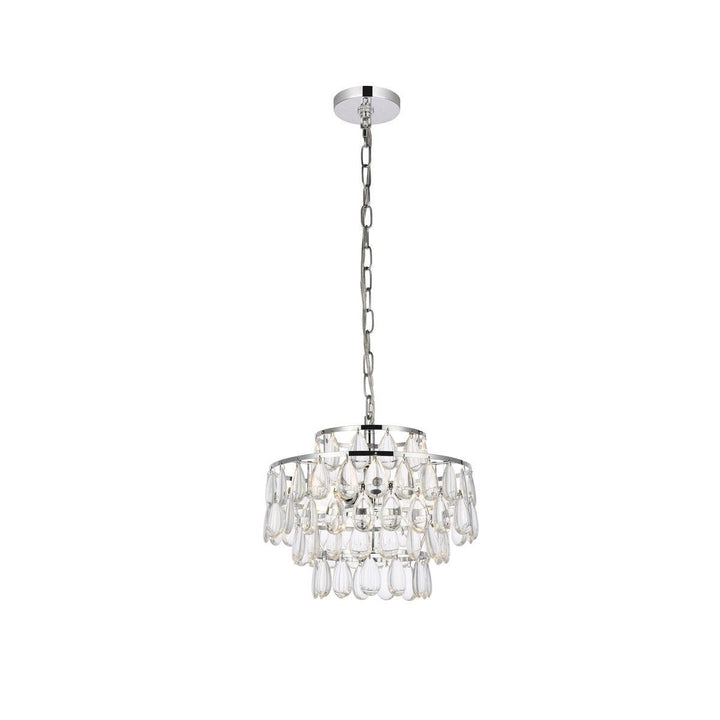 Elegant Mila 1102D14C Chandelier Light - Chrome