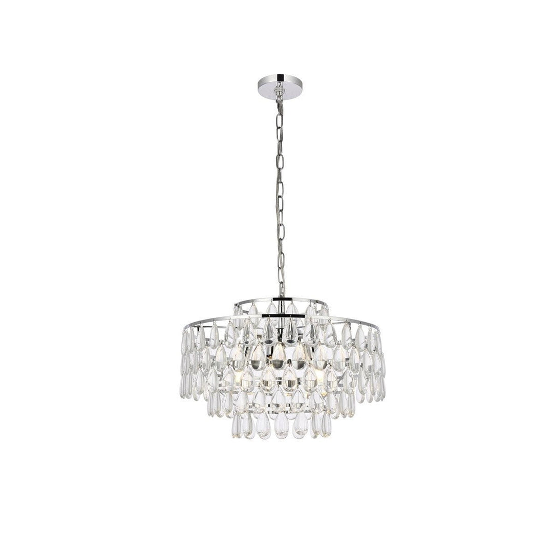 Elegant Mila 1102D20C Chandelier Light - Chrome