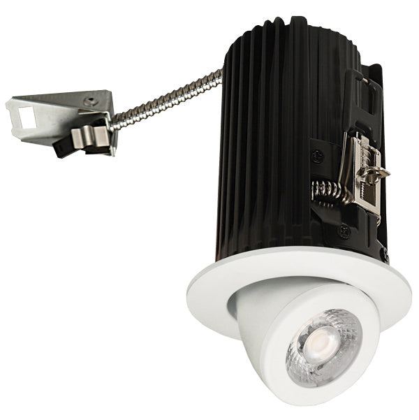 Elco Lighting E2L97F27W  Pull-Down Teak Led Light Engine Recessed Light White