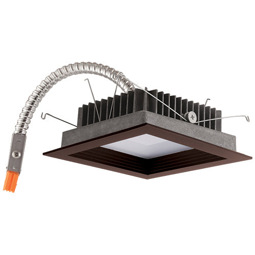 Elco Lighting E524L1130BZ  Led Light Engine With Baffle Trim Recessed Light Bronze / Dark