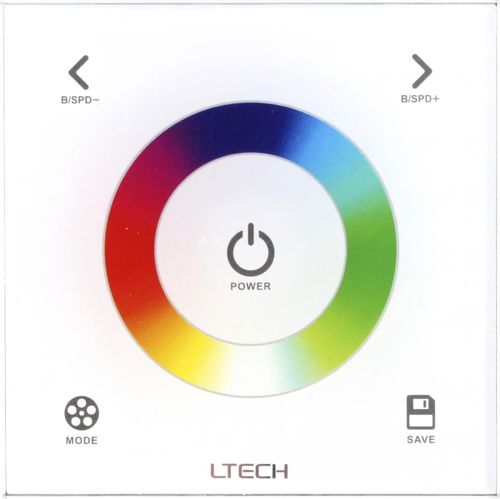 Elco Lighting ECN12  Touch Wall Panel Rgb Controller Decor White