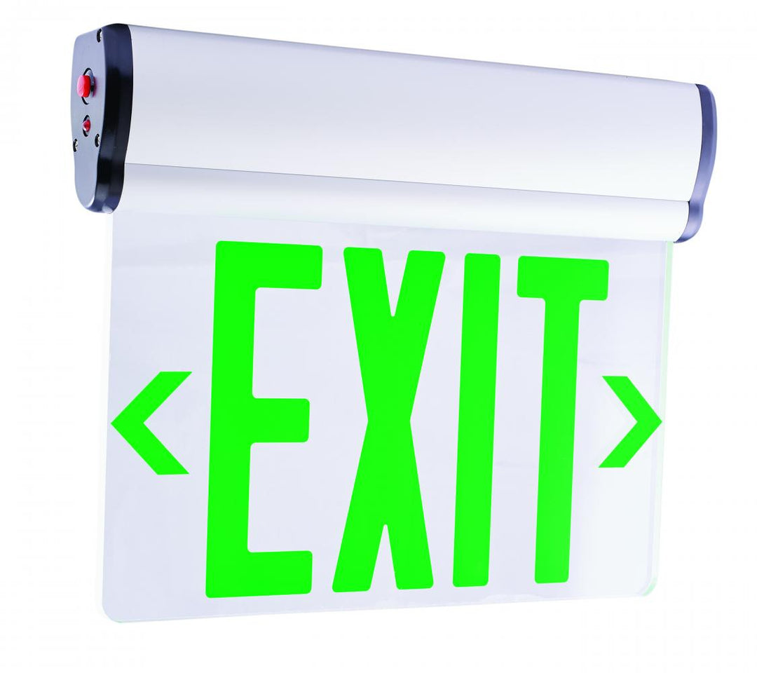 Elco Lighting EDGLIT1G  Led Edge Lit Exit Sign Utility Light White