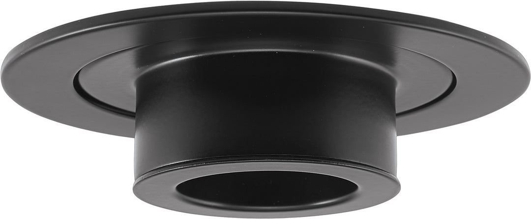Elco Lighting EL1425B  Adjustable Spot Trim Recessed Light Black