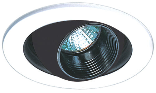 Elco Lighting EL1448B  Regressed Eyeball Trim Recessed Light White