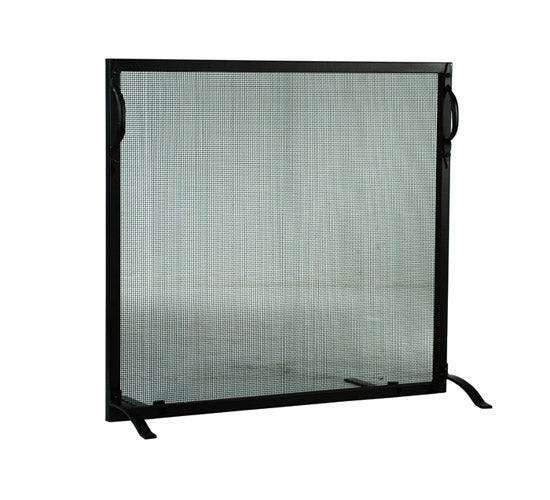 Meyda Tiffany Lighting 113728 Prime Fireplace Screen Home Decor Black