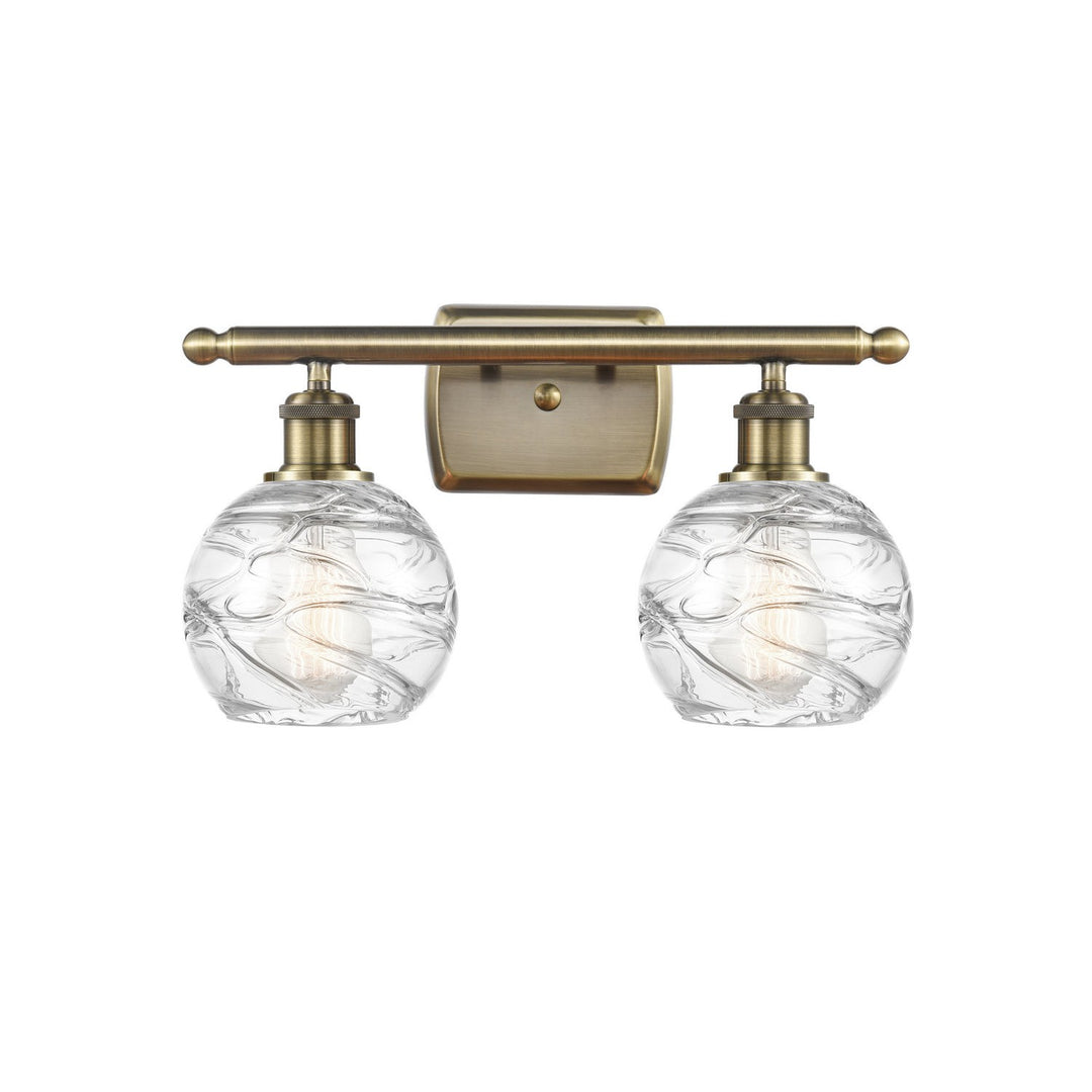 Innovations Ballston 516-2W-AB-G1213-6-LED Bath Vanity Light 16 in. wide - Antique Brass