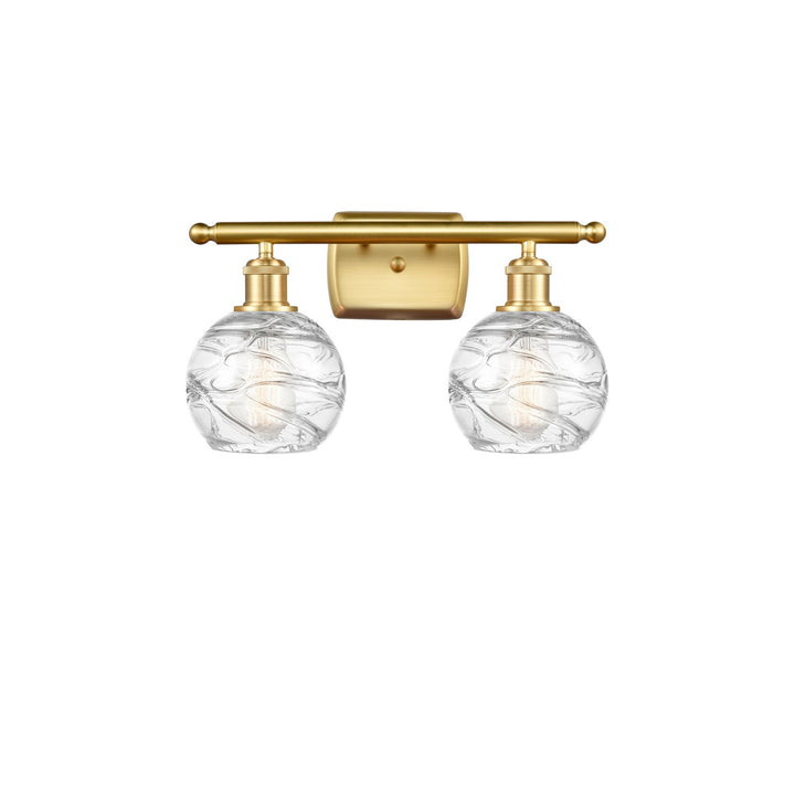 Innovations Ballston 516-2W-SG-G1213-6-LED Bath Vanity Light 16 in. wide - Satin Gold