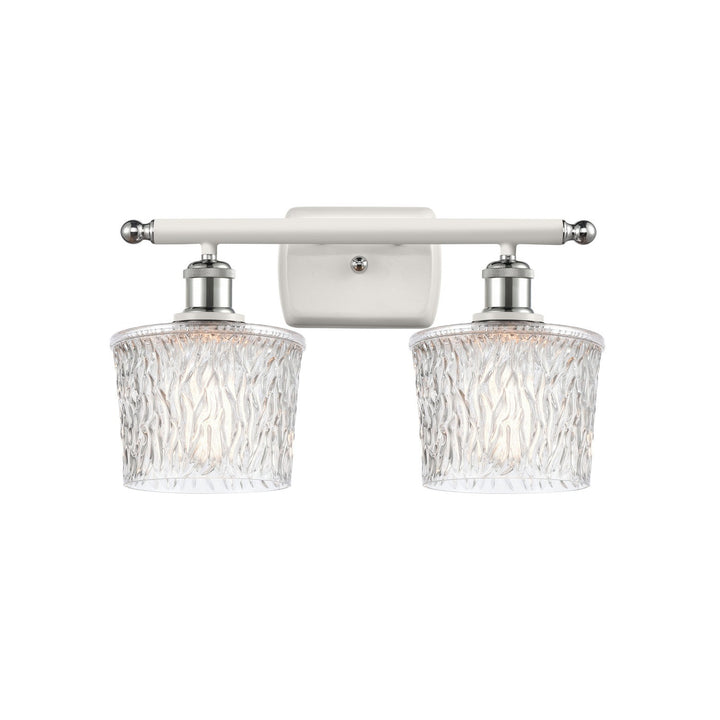 Innovations Ballston 516-2W-WPC-G402-LED Bath Vanity Light 16 in. wide - White and Polished Chrome