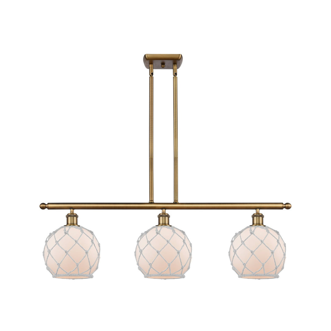 Innovations Ballston 516-3I-BB-G121-8RW-LED Pendant Light - Brushed Brass