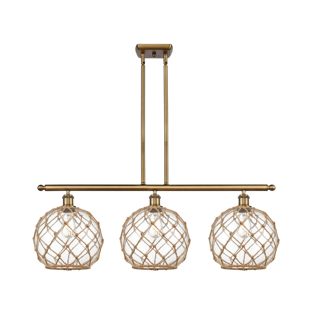 Innovations Ballston 516-3I-BB-G122-10RB-LED Pendant Light - Brushed Brass