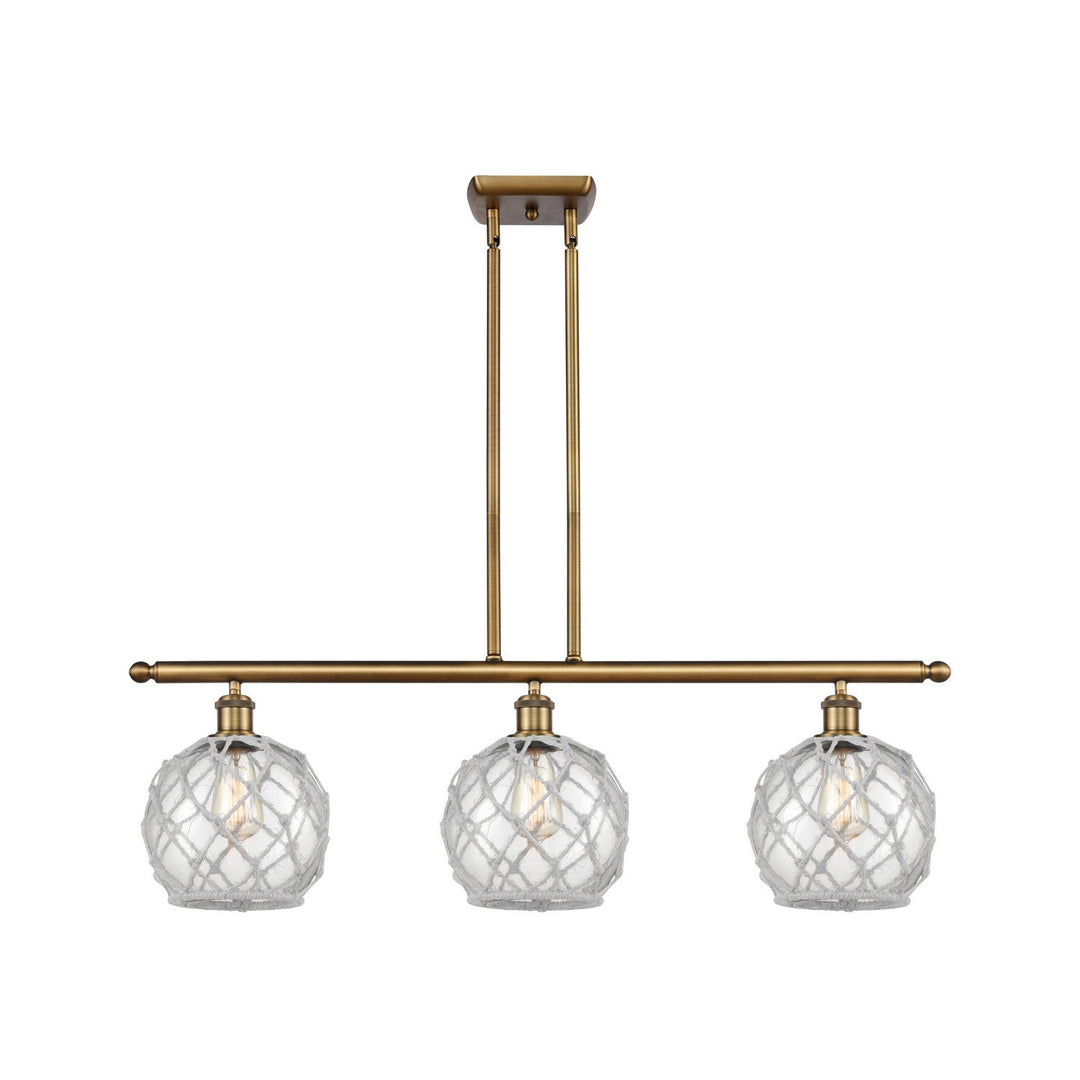 Innovations Ballston 516-3I-BB-G122-8RW-LED Pendant Light - Brushed Brass