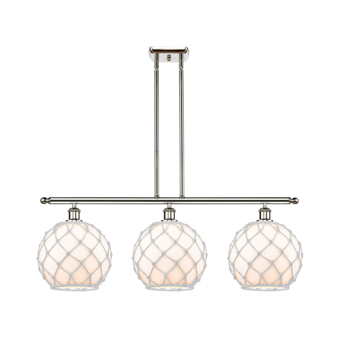 Innovations Ballston 516-3I-PN-G121-10RW-LED Pendant Light - Polished Nickel