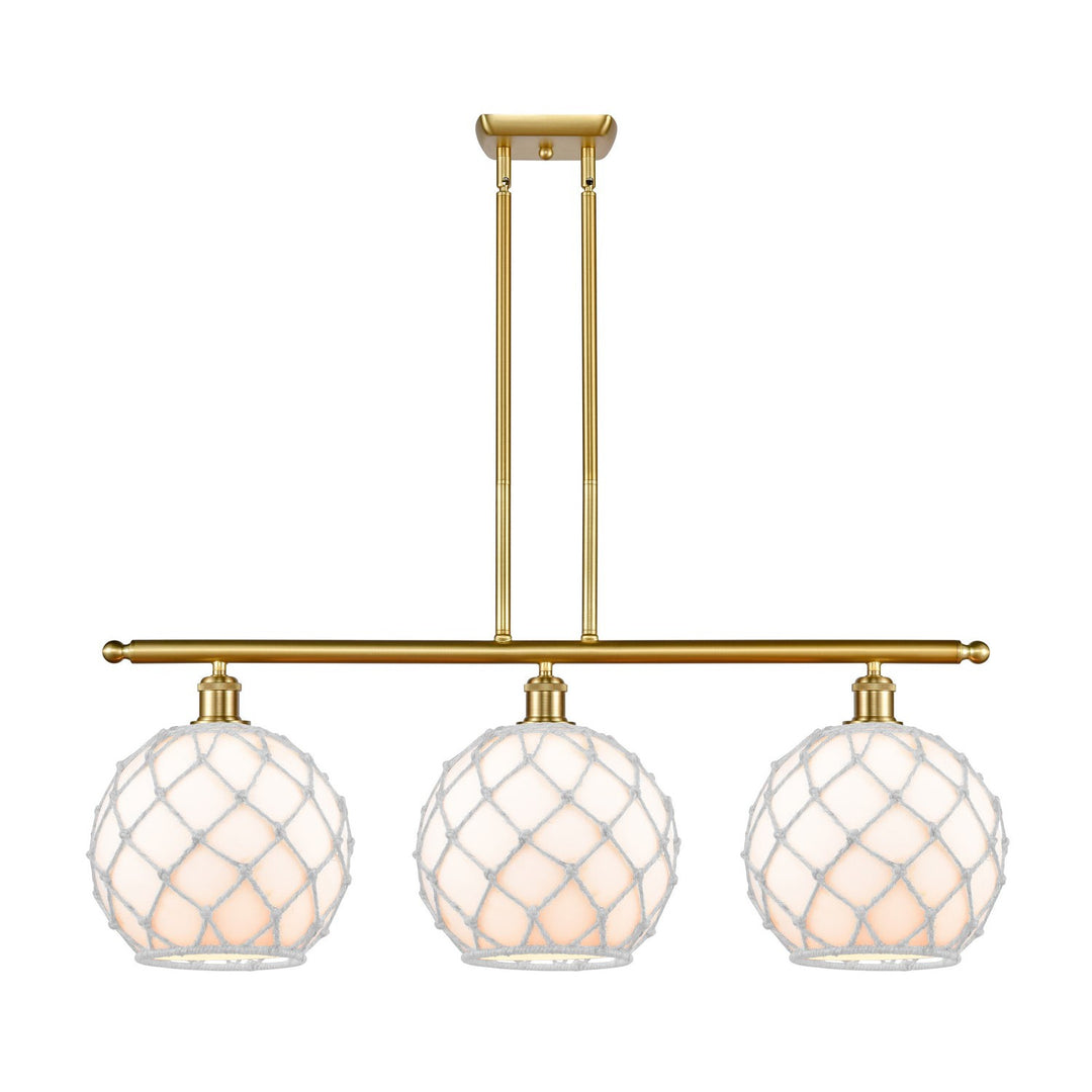 Innovations Ballston 516-3I-SG-G121-10RW-LED Pendant Light - Satin Gold