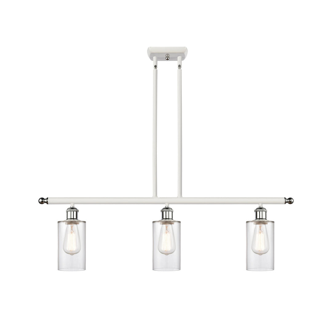 Innovations Ballston 516-3I-WPC-G802 Pendant Light - White and Polished Chrome