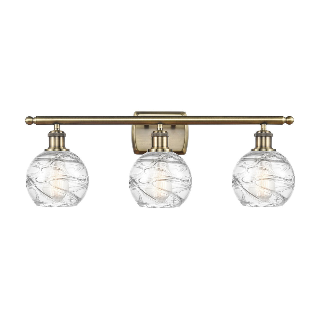 Innovations Ballston 516-3W-AB-G1213-6-LED Bath Vanity Light 26 in. wide - Antique Brass