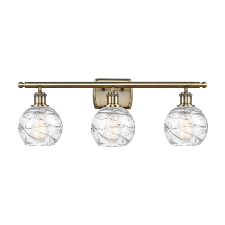 Innovations Ballston 516-3W-AB-G1213-6-LED Bath Vanity Light 26 in. wide - Antique Brass