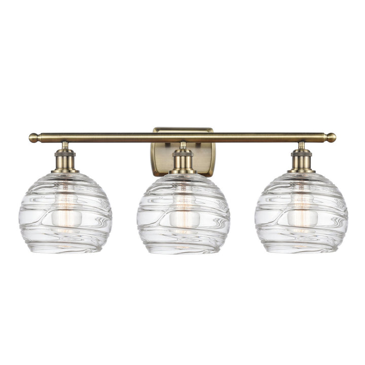 Innovations Ballston 516-3W-AB-G1213-8-LED Bath Vanity Light 26 in. wide - Antique Brass