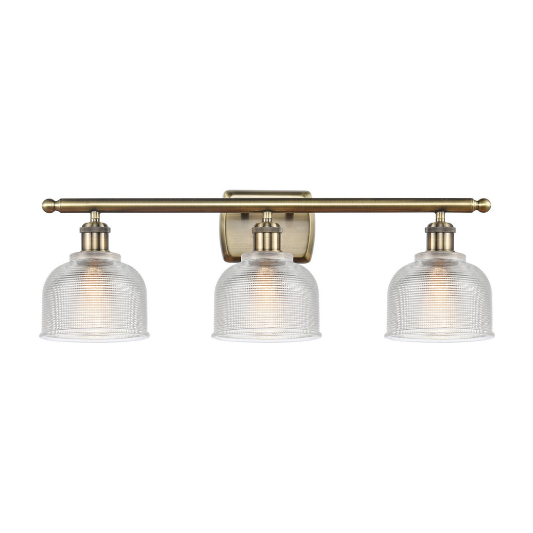 Innovations Ballston 516-3W-AB-G412-LED Bath Vanity Light 26 in. wide - Antique Brass