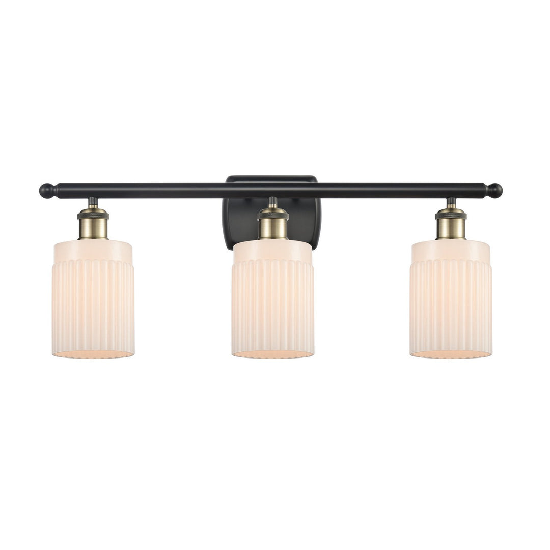 Innovations Ballston 516-3W-BAB-G341-LED Bath Vanity Light 26 in. wide - Black Antique Brass