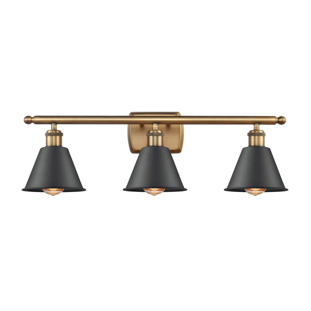 Innovations Ballston 516-3W-BB-M8 Bath Vanity Light 26 in. wide - Brushed Brass