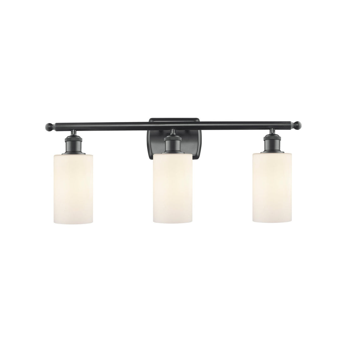 Innovations Ballston 516-3W-BK-G801-LED Bath Vanity Light 26 in. wide - Matte Black