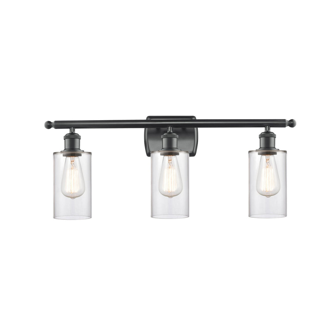 Innovations Ballston 516-3W-BK-G802 Bath Vanity Light 26 in. wide - Matte Black