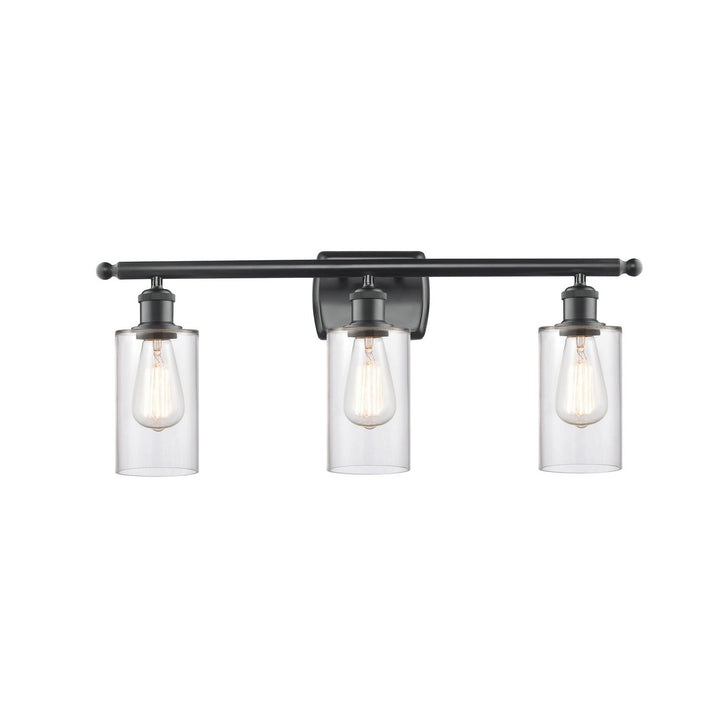 Innovations Ballston 516-3W-BK-G802 Bath Vanity Light 26 in. wide - Matte Black