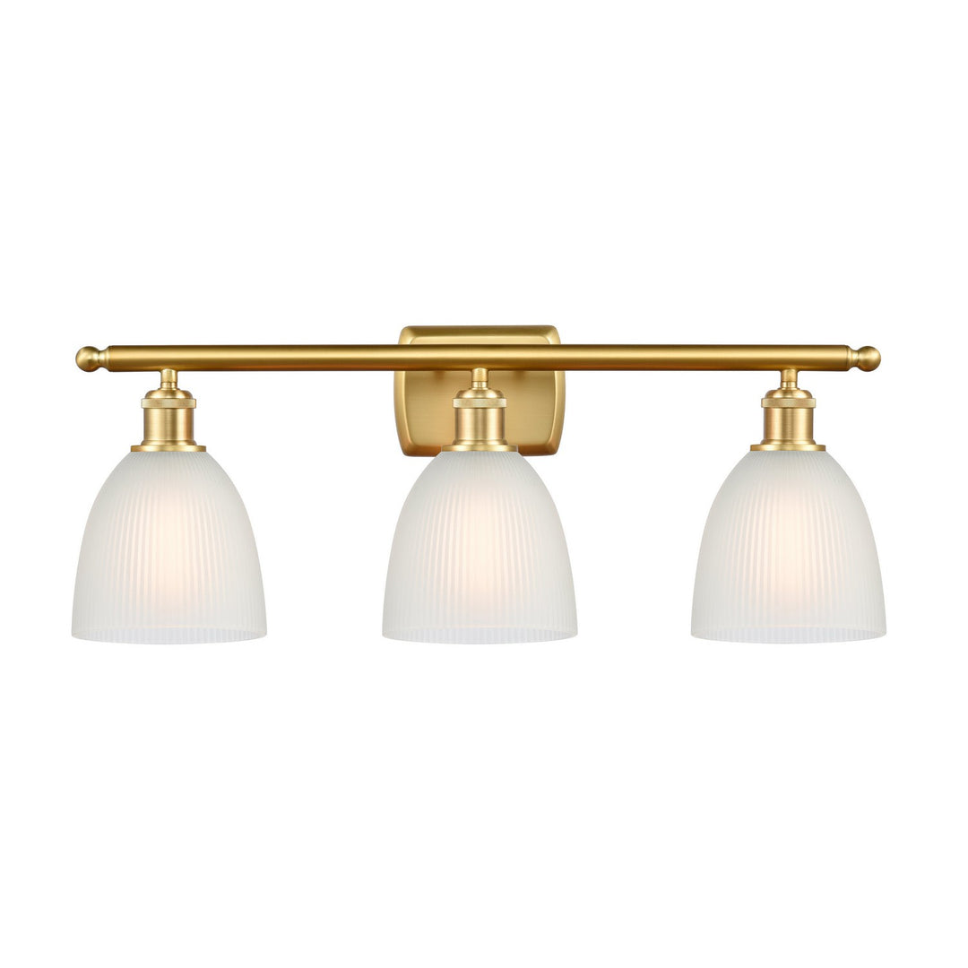 Innovations Ballston 516-3W-SG-G381-LED Bath Vanity Light 26 in. wide - Satin Gold