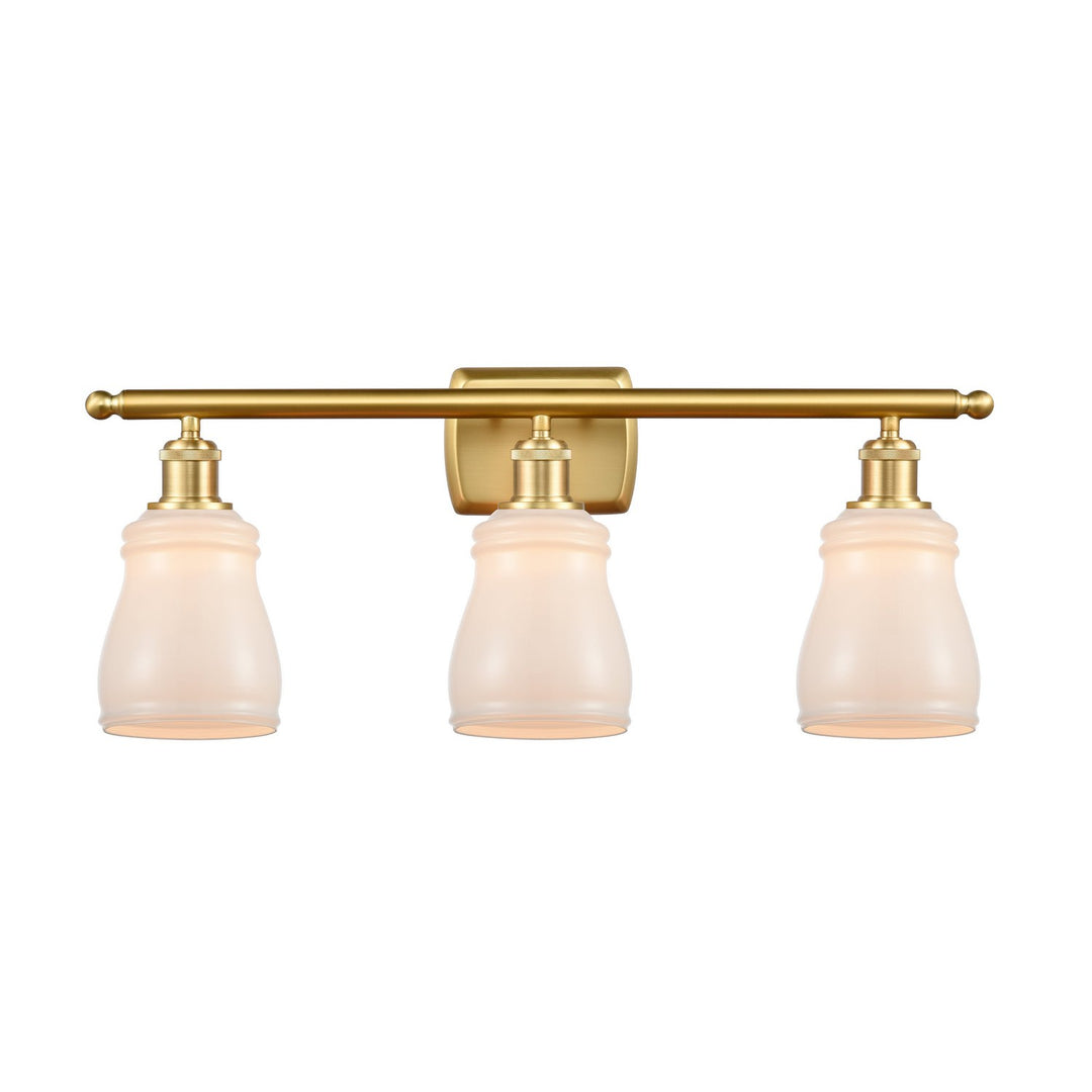 Innovations Ballston 516-3W-SG-G391-LED Bath Vanity Light 26 in. wide - Satin Gold