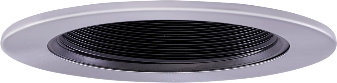 Elco Lighting EL1494BN  Adjustable Phenolic Deep Step Baffle Trim Recessed Light Black