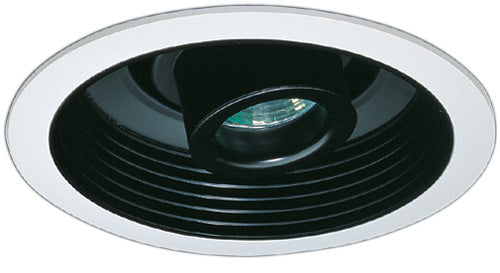 Elco Lighting EL1510B  Adjustable Spot With Phenolic Baffle Trim Recessed Light Black