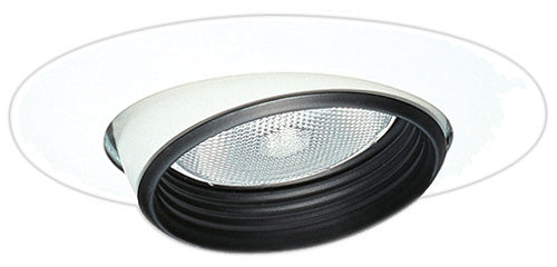 Elco Lighting EL17B  Eyeball With Baffle Trim Recessed Light Black