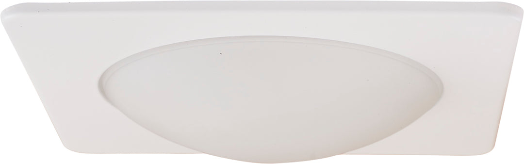 Elco Lighting EL2416W  Shower Trim With Drop Lens Recessed Light White