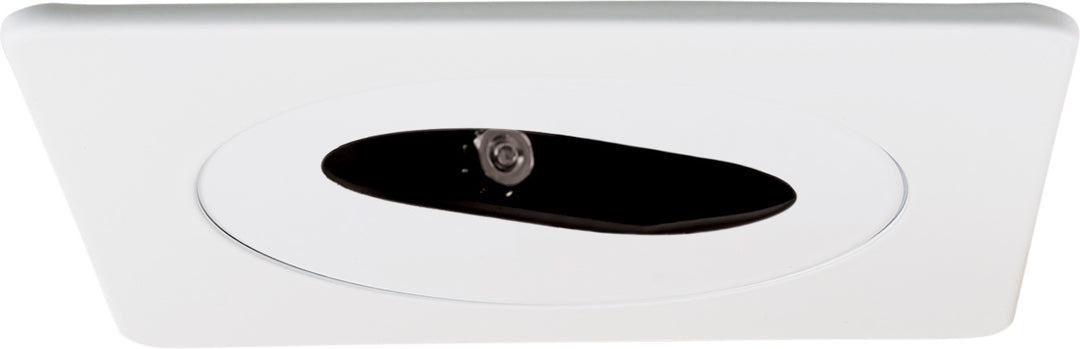 Elco Lighting EL2420W  Adjustable Slot Rotatable Aperture Trim Recessed Light White