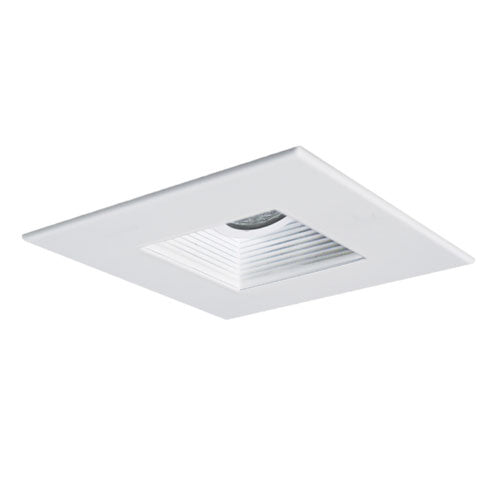 Elco Lighting EL2483W  Steel Construction Adjustable Baffle Trim Recessed Light White