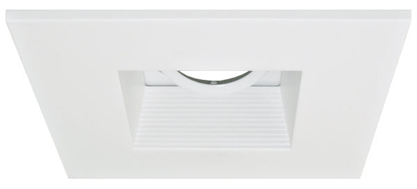Elco Lighting EL2484W  Die-Cast Adjustable Baffle Trim Recessed Light White