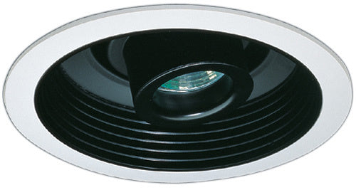 Elco Lighting EL2510B  Adjustable Spot With Phenolic Baffle Trim Recessed Light Black