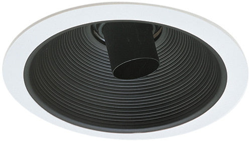 Elco Lighting EL2531B  Baffle With Adjustable Cylinder Trim Recessed Light Black