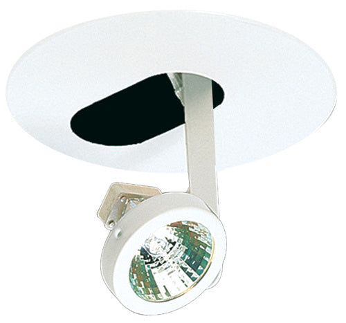 Elco Lighting EL2589W  Drop Adjustable Gimbal Ring Trim Recessed Light White