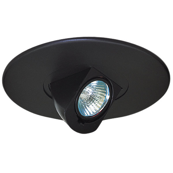 Elco Lighting EL2597B  Adjustable Pull Down Trim Recessed Light Black