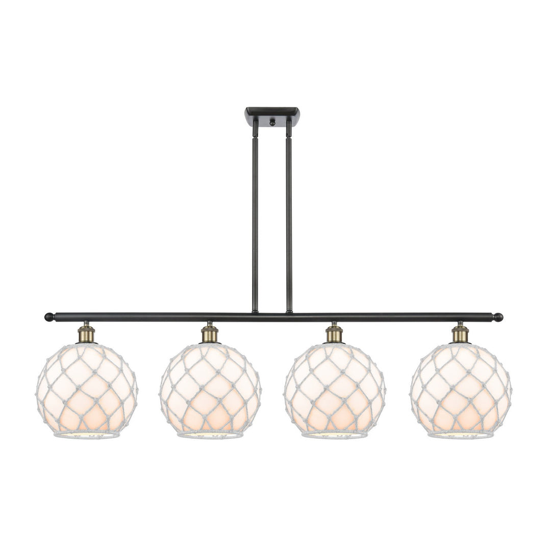 Innovations Ballston 516-4I-BAB-G121-10RW Pendant Light - Black Antique Brass