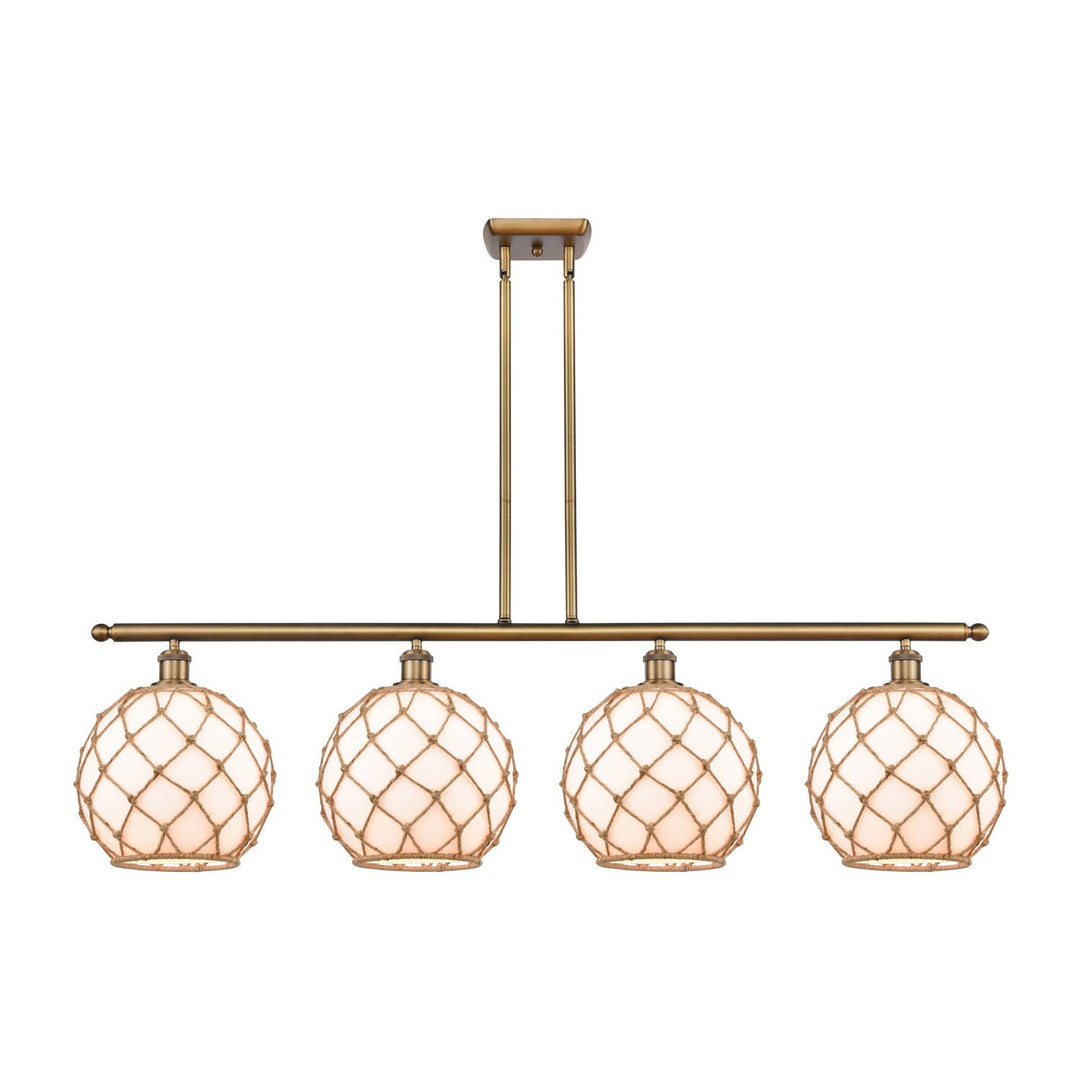 Innovations Ballston 516-4I-BB-G121-10RB-LED Pendant Light - Brushed Brass