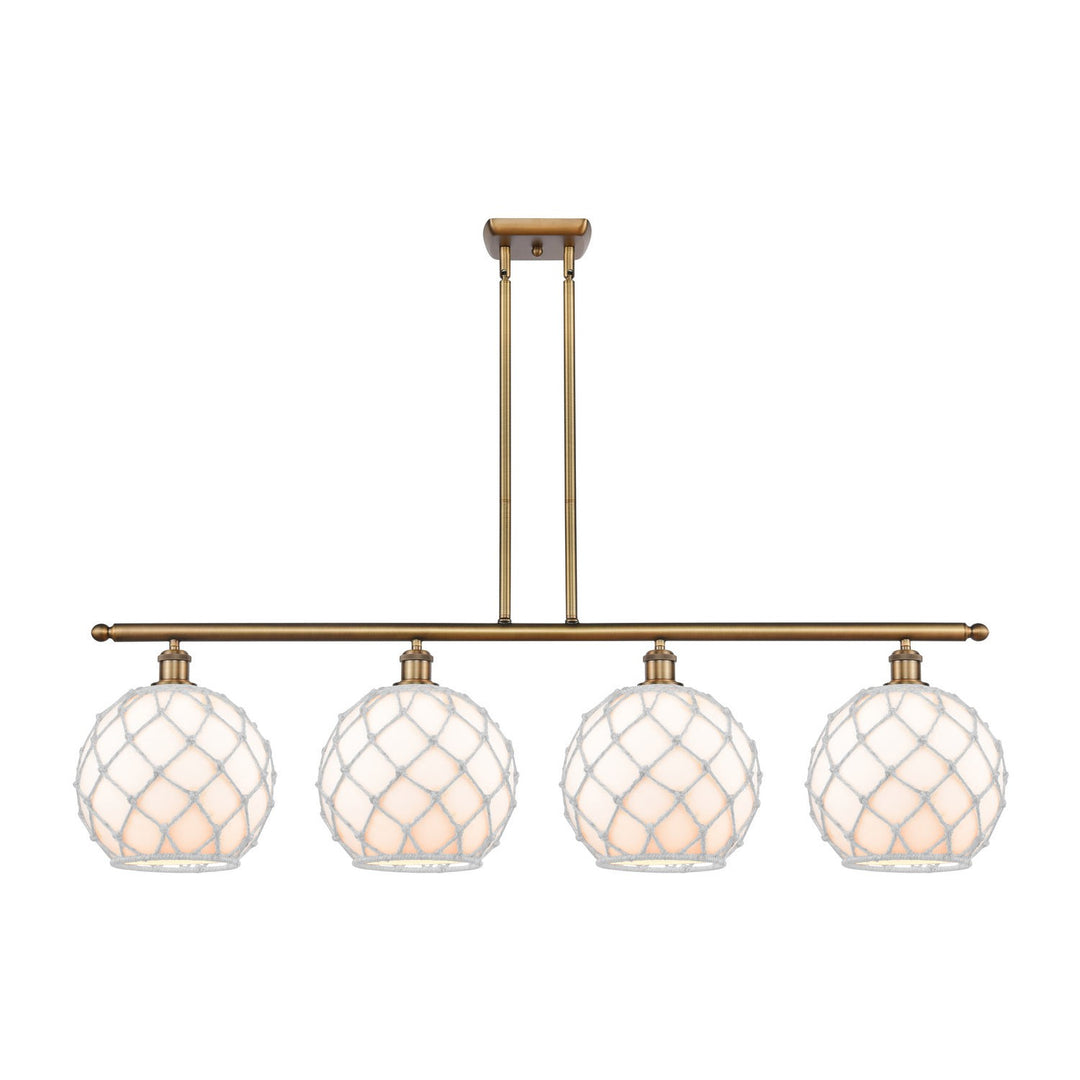 Innovations Ballston 516-4I-BB-G121-10RW Pendant Light - Brushed Brass